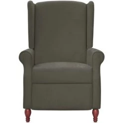 YOUTHUP Fauteuil Inclinable Gris Foncé Tissu Microfibre - Gris 8 YOUTHUP Fauteuil Inclinable Gris Foncé Tissu Microfibre - Gris -Pas Cher Fauteuil Magasin 63576046 2