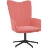 SUPERMARKET Chaise De Relaxation Rose Velours SUHB-327703