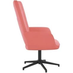 SUPERMARKET Chaise De Relaxation Rose Velours SUHB-327703 9 SUPERMARKET Chaise De Relaxation Rose Velours SUHB-327703 -Pas Cher Fauteuil Magasin 63650460 3