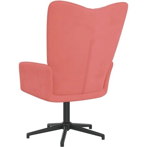 SUPERMARKET Chaise De Relaxation Rose Velours SUHB-327703 6 SUPERMARKET Chaise De Relaxation Rose Velours SUHB-327703 – Image 4