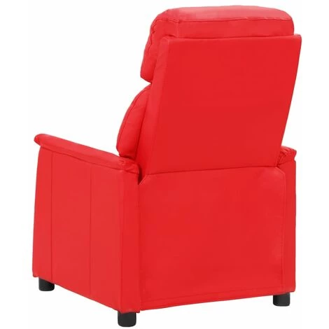 SUPERMARKET Fauteuil Inclinable Rouge Similicuir SUHB-338855 6 SUPERMARKET Fauteuil Inclinable Rouge Similicuir SUHB-338855 – Image 4