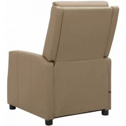 SUPERMARKET Fauteuil De Massage Inclinable Cappuccino Similicuir SUHB-338845 -Pas Cher Fauteuil Magasin 63651423 4