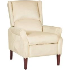 SUPERMARKET Fauteuil Inclinable Crème Velours SUHB-329288