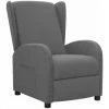 SUPERMARKET Fauteuil Inclinable Gris Clair Tissu SUHB-342301