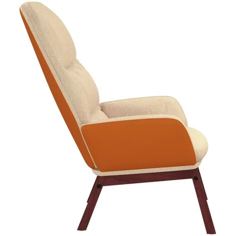 SUPERMARKET Chaise De Relaxation Crème Tissu SUHB-341062 6 SUPERMARKET Chaise De Relaxation Crème Tissu SUHB-341062 – Image 4