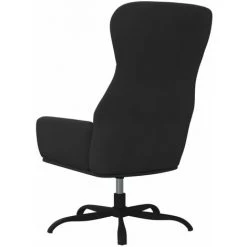 SUPERMARKET Chaise De Relaxation Noir Similicuir Daim -Pas Cher Fauteuil Magasin 63651788 5