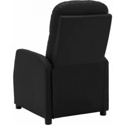 SUPERMARKET Fauteuil Inclinable Noir Similicuir SUHB-321352 -Pas Cher Fauteuil Magasin 63651849 4