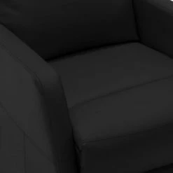 SUPERMARKET Fauteuil Inclinable Noir Similicuir SUHB-321352 -Pas Cher Fauteuil Magasin 63651849 5