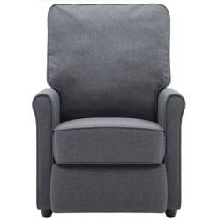 SUPERMARKET Fauteuil Inclinable électrique De Massage Gris Foncé Tissu -Pas Cher Fauteuil Magasin 63652067 3