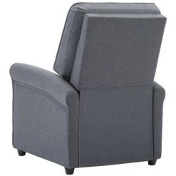 SUPERMARKET Fauteuil Inclinable électrique De Massage Gris Foncé Tissu -Pas Cher Fauteuil Magasin 63652067 5