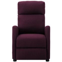 SUPERMARKET Fauteuil De Massage Inclinable électrique Violet Tissu SUHB-3073653 -Pas Cher Fauteuil Magasin 63652080 3