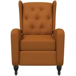 SUPERMARKET Fauteuil De Massage Inclinable Marron Velours SUHB-329360 -Pas Cher Fauteuil Magasin 63652633 3