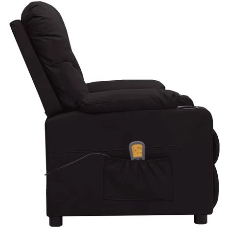 SUPERMARKET Fauteuil De Massage Inclinable Noir Similicuir SUHB-339129 5 SUPERMARKET Fauteuil De Massage Inclinable Noir Similicuir SUHB-339129 – Image 3