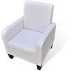 SUPERMARKET Fauteuil Blanc Similicuir SUHB-241110 2 SUPERMARKET Fauteuil Blanc Similicuir SUHB-241110 -Pas Cher Fauteuil Magasin 63652648 1