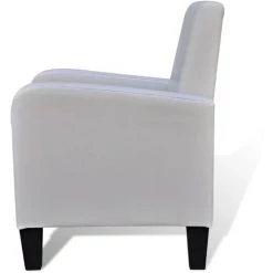 SUPERMARKET Fauteuil Blanc Similicuir SUHB-241110 10 SUPERMARKET Fauteuil Blanc Similicuir SUHB-241110 -Pas Cher Fauteuil Magasin 63652648 4