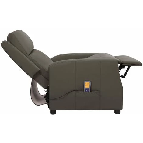 SUPERMARKET Fauteuil De Massage Inclinable Gris Similicuir SUHB-338847 7 SUPERMARKET Fauteuil De Massage Inclinable Gris Similicuir SUHB-338847 – Image 5