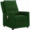 SUPERMARKET Fauteuil De Massage Inclinable Vert Foncé Tissu SUHB-338972