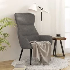SUPERMARKET Chaise De Relaxation Gris Clair Tissu SUHB-341071