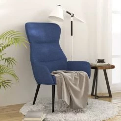 SUPERMARKET Chaise De Relaxation Bleu Tissu SUHB-341075