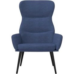 SUPERMARKET Chaise De Relaxation Bleu Tissu SUHB-341075 -Pas Cher Fauteuil Magasin 63656929 3