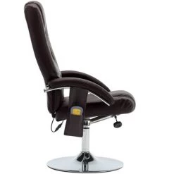 SUPERMARKET Fauteuil De Massage Avec Repose-pied Marron Similicuir 11 SUPERMARKET Fauteuil De Massage Avec Repose-pied Marron Similicuir -Pas Cher Fauteuil Magasin 63657006 5