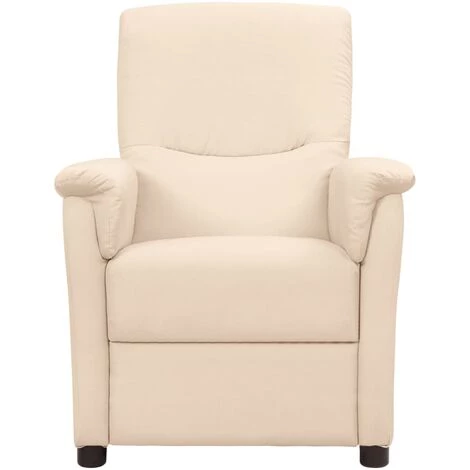 SUPERMARKET Fauteuil De Massage Inclinable Crème Tissu SUHB-338915 4 SUPERMARKET Fauteuil De Massage Inclinable Crème Tissu SUHB-338915 – Image 2