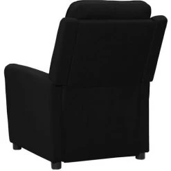 SUPERMARKET Fauteuil Inclinable Noir Tissu SUHB-342279 -Pas Cher Fauteuil Magasin 63657590 4