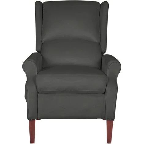 SUPERMARKET Fauteuil De Massage Inclinable Gris Foncé Velours SUHB-329291 5 SUPERMARKET Fauteuil De Massage Inclinable Gris Foncé Velours SUHB-329291 – Image 3