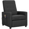SUPERMARKET Fauteuil De Massage Inclinable Gris Foncé Tissu SUHB-338991 1 SUPERMARKET Fauteuil De Massage Inclinable Gris Foncé Tissu SUHB-338991 -Pas Cher Fauteuil Magasin 63657835 1