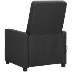 SUPERMARKET Fauteuil De Massage Inclinable Gris Foncé Tissu SUHB-338991 -Pas Cher Fauteuil Magasin 63657835 3