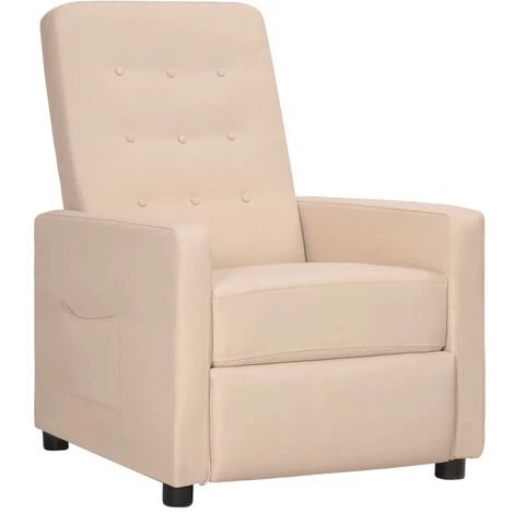 SUPERMARKET Fauteuil Inclinable Taupe Tissu SUHB-338989 3 SUPERMARKET Fauteuil Inclinable Taupe Tissu SUHB-338989