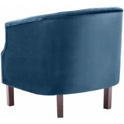 SUPERMARKET Fauteuil Bleu Velours 11 SUPERMARKET Fauteuil Bleu Velours -Pas Cher Fauteuil Magasin 63658287 5