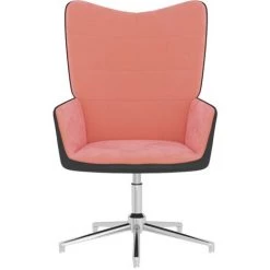 SUPERMARKET Chaise De Relaxation Rose Velours Et PVC SUHB-327857 8 SUPERMARKET Chaise De Relaxation Rose Velours Et PVC SUHB-327857 -Pas Cher Fauteuil Magasin 63661464 2