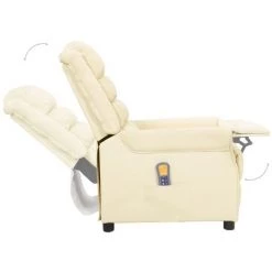 SUPERMARKET Fauteuil De Massage Inclinable Crème Similicuir SUHB-338832 11 SUPERMARKET Fauteuil De Massage Inclinable Crème Similicuir SUHB-338832 -Pas Cher Fauteuil Magasin 63662491 5