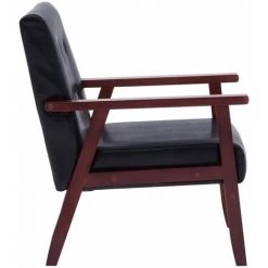 SUPERMARKET Fauteuil Noir Similicuir SUHB-248641 -Pas Cher Fauteuil Magasin 63663195 4