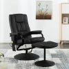 SUPERMARKET Fauteuil De Massage Avec Repose-pied Noir Similicuir SUHB-249302 -Pas Cher Fauteuil Magasin 63663446 1