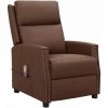 SUPERMARKET Fauteuil De Massage Inclinable Marron Similicuir SUHB-338844