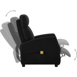 SUPERMARKET Fauteuil De Massage Inclinable Noir Similicuir SUHB-289723 9 SUPERMARKET Fauteuil De Massage Inclinable Noir Similicuir SUHB-289723 -Pas Cher Fauteuil Magasin 63663642 3