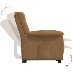 SUPERMARKET Fauteuil Inclinable Taupe Tissu Microfibre SUHB-338931 11 SUPERMARKET Fauteuil Inclinable Taupe Tissu Microfibre SUHB-338931 -Pas Cher Fauteuil Magasin 63663990 5