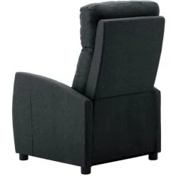 SUPERMARKET Fauteuil Inclinable Gris Foncé Tissu SUHB-289697 -Pas Cher Fauteuil Magasin 63664019 4