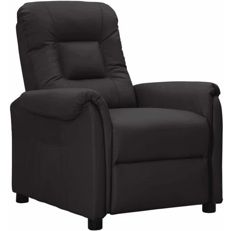 SUPERMARKET Fauteuil Inclinable Noir Similicuir SUHB-338916 3 SUPERMARKET Fauteuil Inclinable Noir Similicuir SUHB-338916