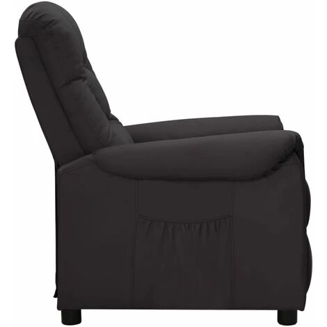 SUPERMARKET Fauteuil Inclinable Noir Similicuir SUHB-338916 5 SUPERMARKET Fauteuil Inclinable Noir Similicuir SUHB-338916 – Image 3