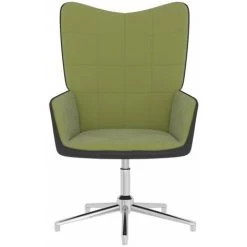 SUPERMARKET Chaise De Relaxation Vert Clair Velours Et PVC SUHB-327856 8 SUPERMARKET Chaise De Relaxation Vert Clair Velours Et PVC SUHB-327856 -Pas Cher Fauteuil Magasin 63666827 2