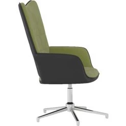 SUPERMARKET Chaise De Relaxation Vert Clair Velours Et PVC SUHB-327856 9 SUPERMARKET Chaise De Relaxation Vert Clair Velours Et PVC SUHB-327856 -Pas Cher Fauteuil Magasin 63666827 3