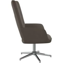 SUPERMARKET Chaise De Relaxation Gris Foncé Velours SUHB-327722 -Pas Cher Fauteuil Magasin 63667060 4