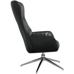 SUPERMARKET Chaise De Relaxation Noir Brillant Similicuir -Pas Cher Fauteuil Magasin 63668331 4