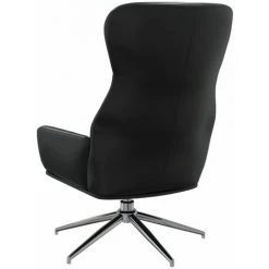 SUPERMARKET Chaise De Relaxation Noir Brillant Similicuir -Pas Cher Fauteuil Magasin 63668331 5