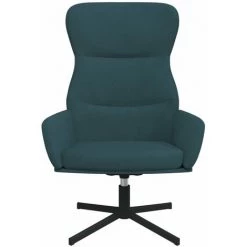 SUPERMARKET Chaise De Relaxation Bleu Velours -Pas Cher Fauteuil Magasin 63668714 3