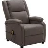 SUPERMARKET Fauteuil De Massage Inclinable Marron Similicuir SUHB-322431 -Pas Cher Fauteuil Magasin 63670201 1