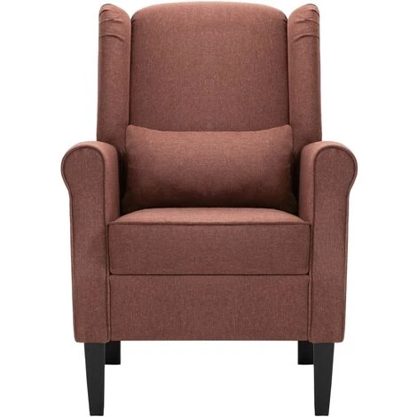 SUPERMARKET Fauteuil Marron Tissu SUHB-248617 5 SUPERMARKET Fauteuil Marron Tissu SUHB-248617 – Image 3